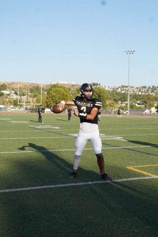 Chris Melkonian, Golden Valley Senior, during football practice