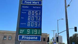 Gas Prices in Los Angeles, October 2022