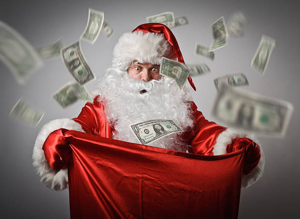 Santa+Claus%2C+who+is+considered+the+fictionalized+Father+of+Gifts+has+an+abundance+of+money+to+spend+on+gifts.+