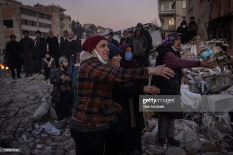 Tens Of Thousands Dead After Earthquake Hits Turkey And Syria

ADIYAMAN, TURKEY - FEBRUARY 12

Friends and relatives give directions to rescue teams as they search a destroyed building on February 12, 2023 in Adiyaman, Turkey. A 7.8-magnitude earthquake hit near Gaziantep, Turkey, in the early hours of Monday, followed by another 7.5-magnitude tremor just after midday. The quakes caused widespread destruction in southern Turkey and northern Syria and have killed more than 30,000 people.

(Photo by Chris McGrath/Getty Images)