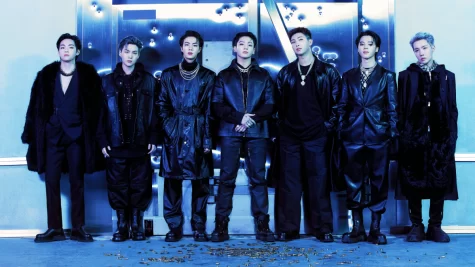 BTS members (from left to right) V, SUGA, Jin, Jungkook, RM, Jimin and J-Hope in PROOF concept photos.