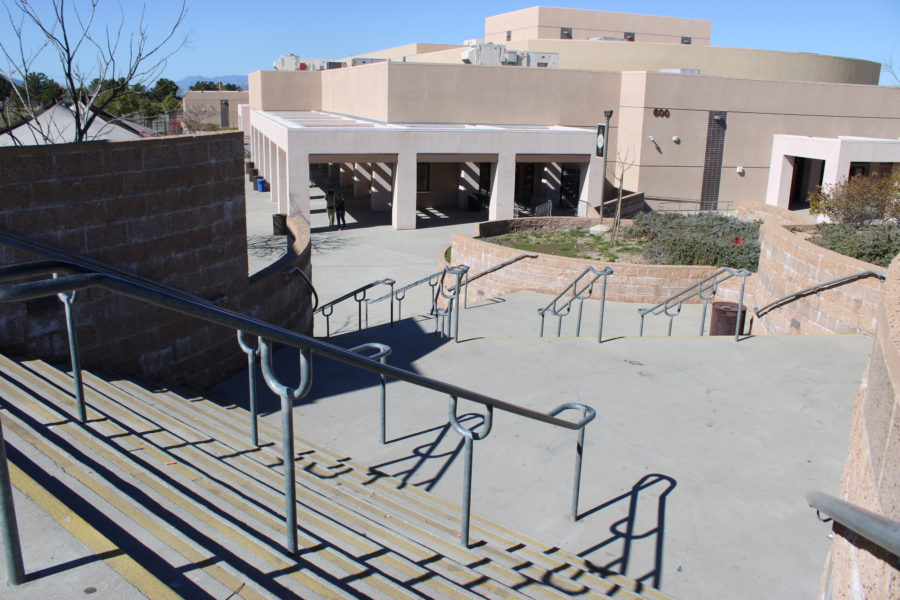 Mid Stairs at Golden Valley showing the cafeteria