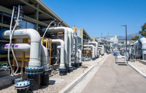 Local CA Desalination plant in operation