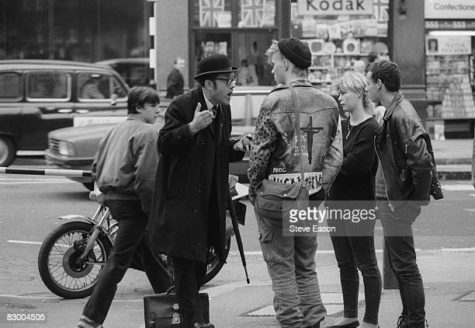 Culture Clash

An office worker argues with protestors during a Stop The City anti-capitalist demonstration, London, September 1984.