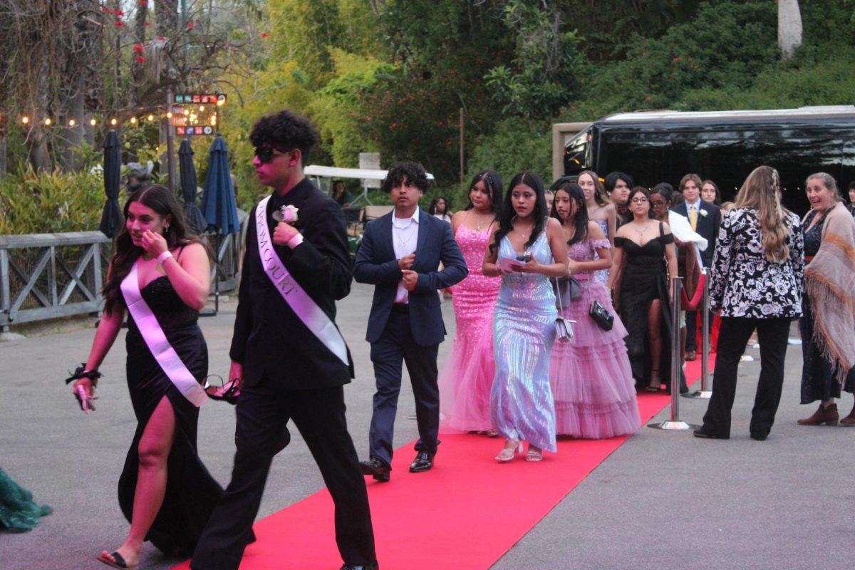 At the LA Zoo, GVs prom guests entered by walking the red carpet, which led to an open area for food, dining, and dancing. - Photo taken on April 26th, 2024 at the LA Zoo