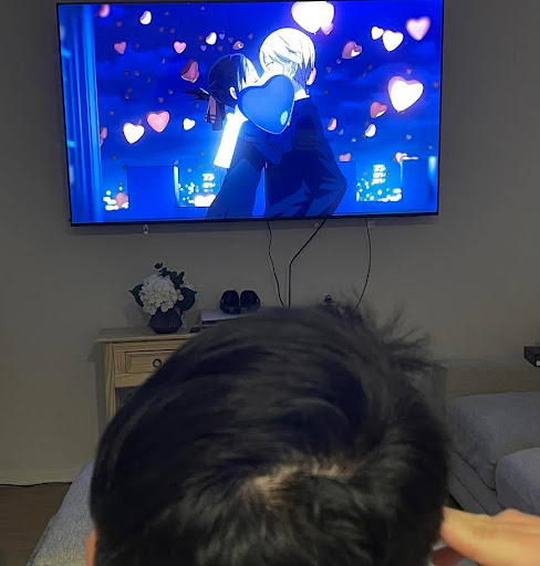 Caption: Watching Kaguya-sama: Love is War – Ultra Romantic, Christopher WIlliam Ong